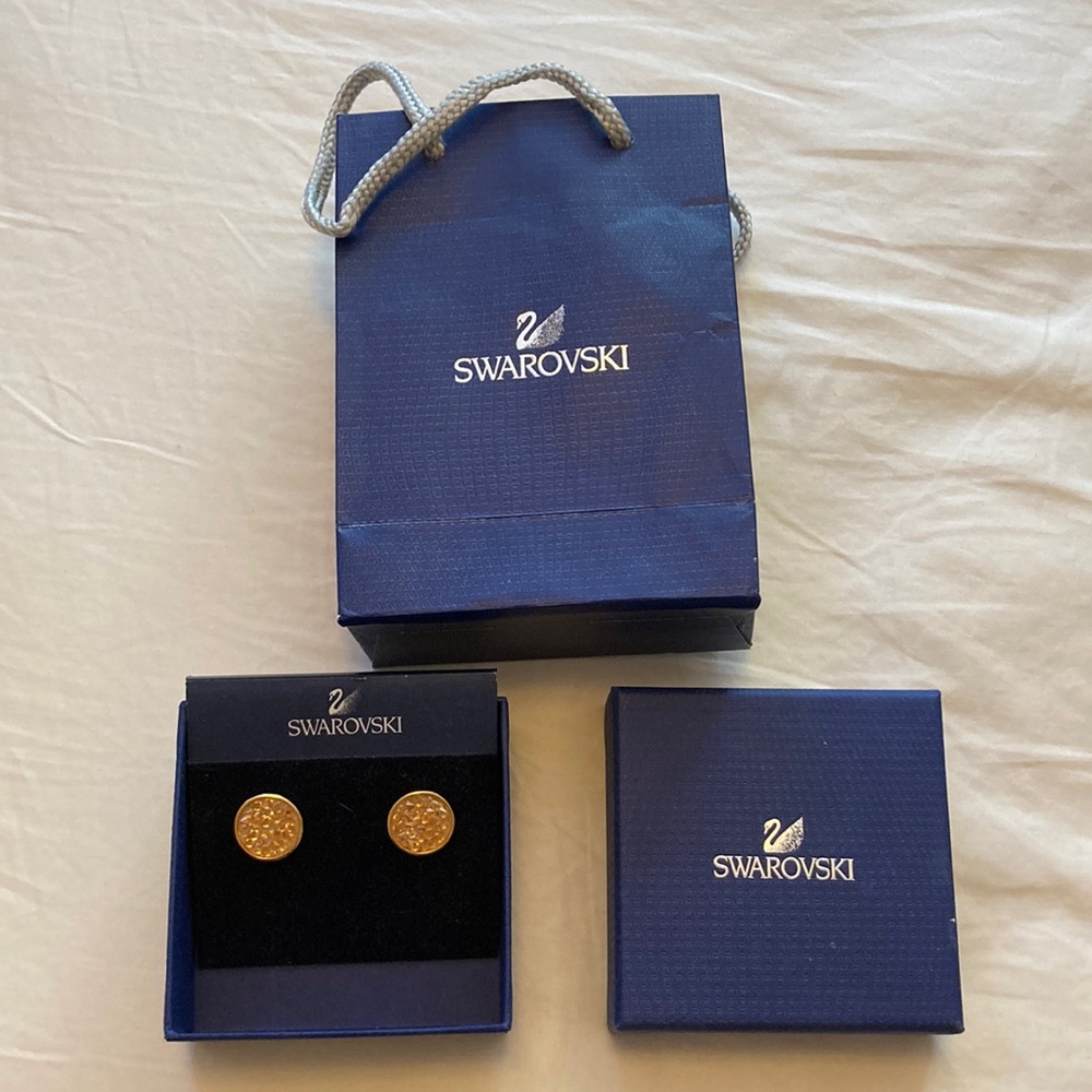 Swarovski stud earrings